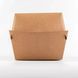 Burger box kraft 15&times;12&times;11,5 cm.