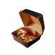 Burger box 12,5&times;10,2&times;9 cm (czarny)