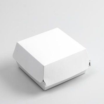 Burger box biały 14,5&times;12&times;10 cm.