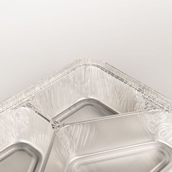 Pojemnik aluminiowy tr&oacute;jdzielny 190/280/360 ml
