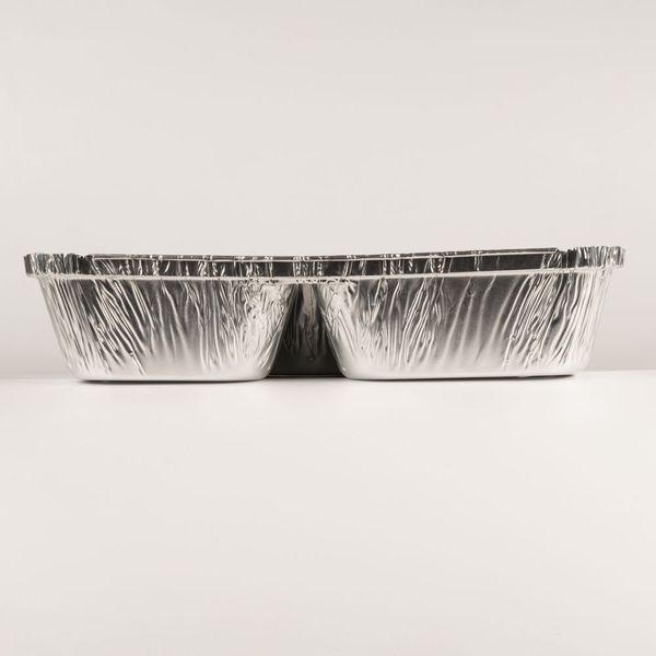 Pojemnik aluminiowy tr&oacute;jdzielny 190/220/160 ml