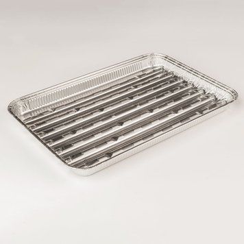 Tacka aluminiowa na grilla 33,4x22,7x2,4 cm (1550 ml)