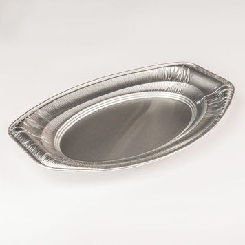 Taca aluminiowa owalna 351x243 mm (800 ml)