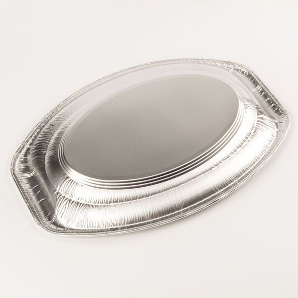 Taca aluminiowa owalna 351x243 mm (800 ml)