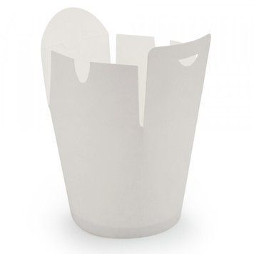 Papierowy Noodle Box 500 ml. biały